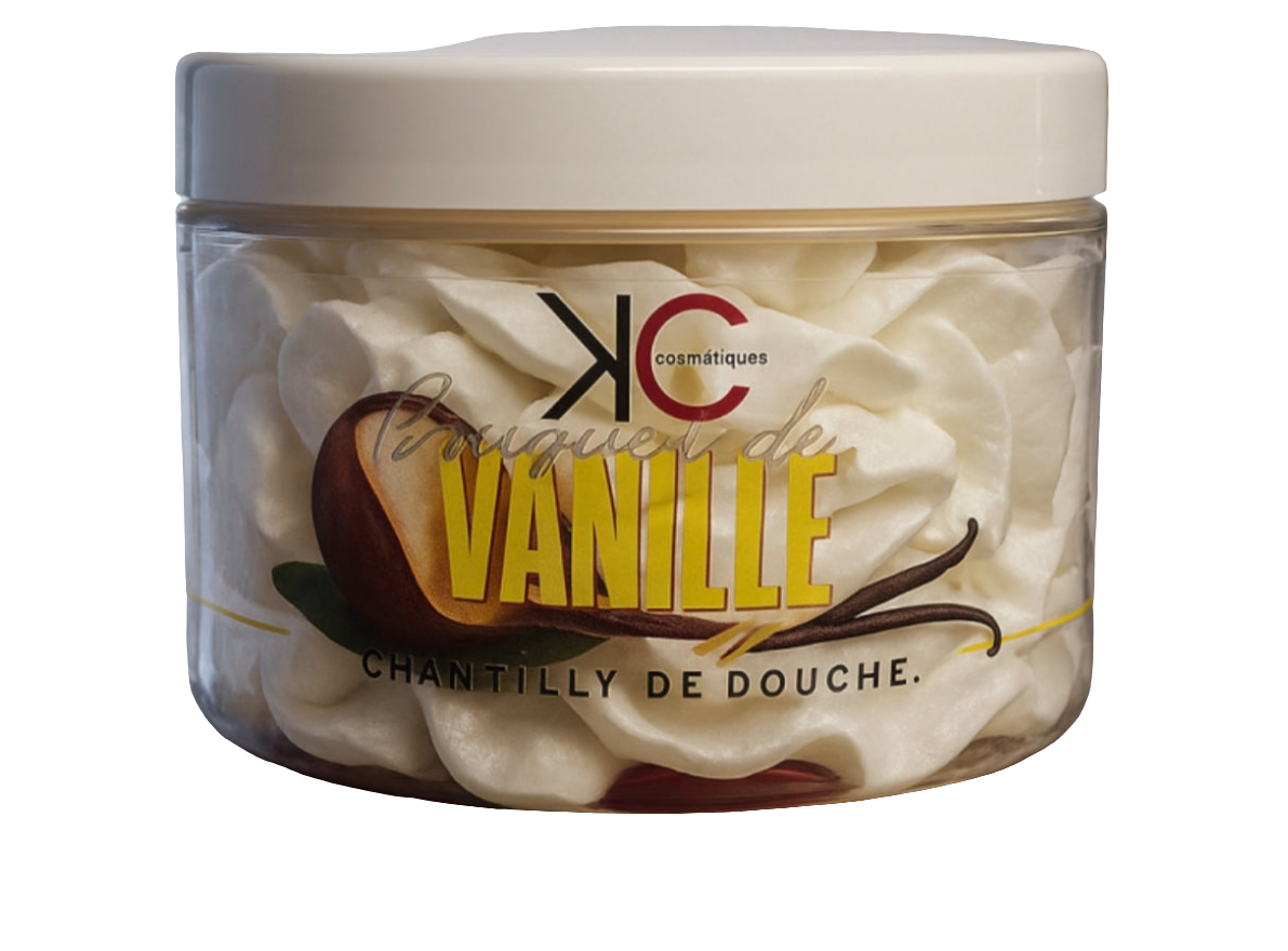 Chantilly de douche vanille