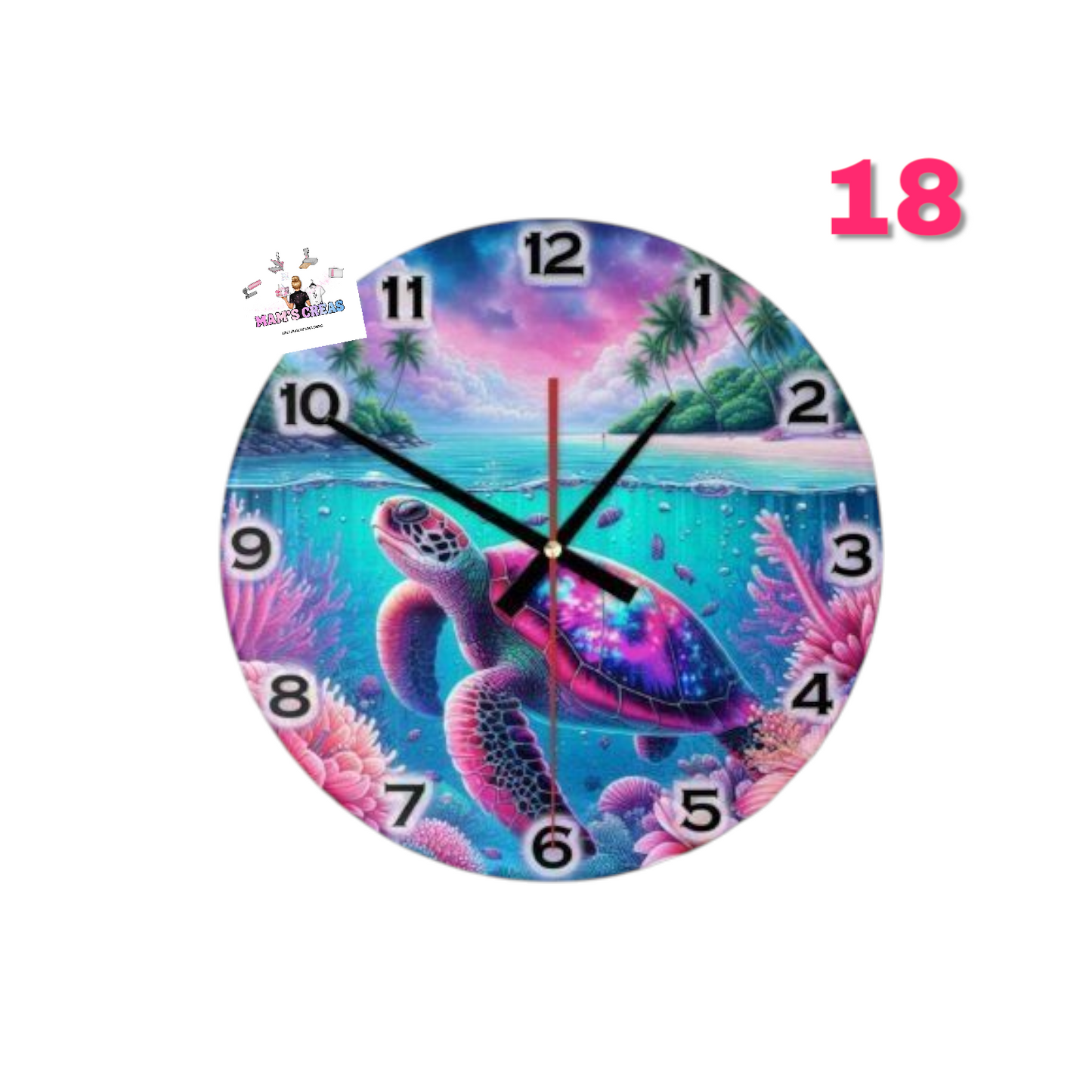 IMAGES POUR HORLOGES 20 CM (Ne sera pas vendu sans l'horloge)