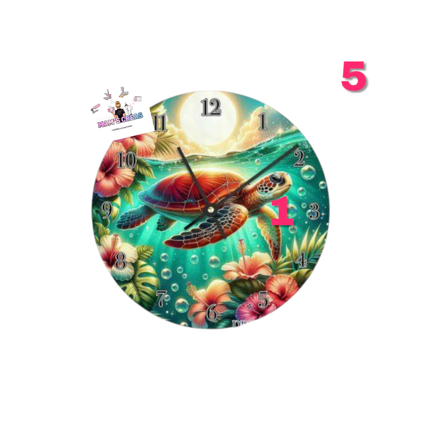 IMAGES POUR HORLOGES 20 CM (Ne sera pas vendu sans l'horloge)