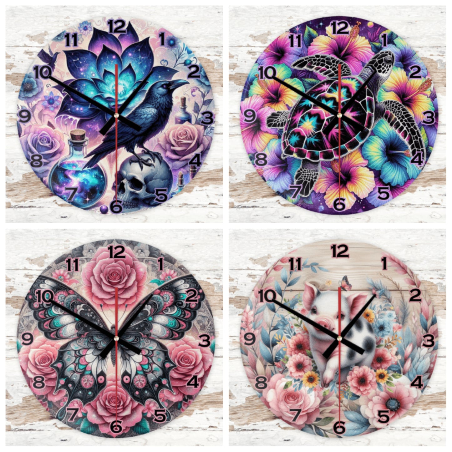 IMAGES POUR HORLOGES 20 CM (Ne sera pas vendu sans l'horloge)