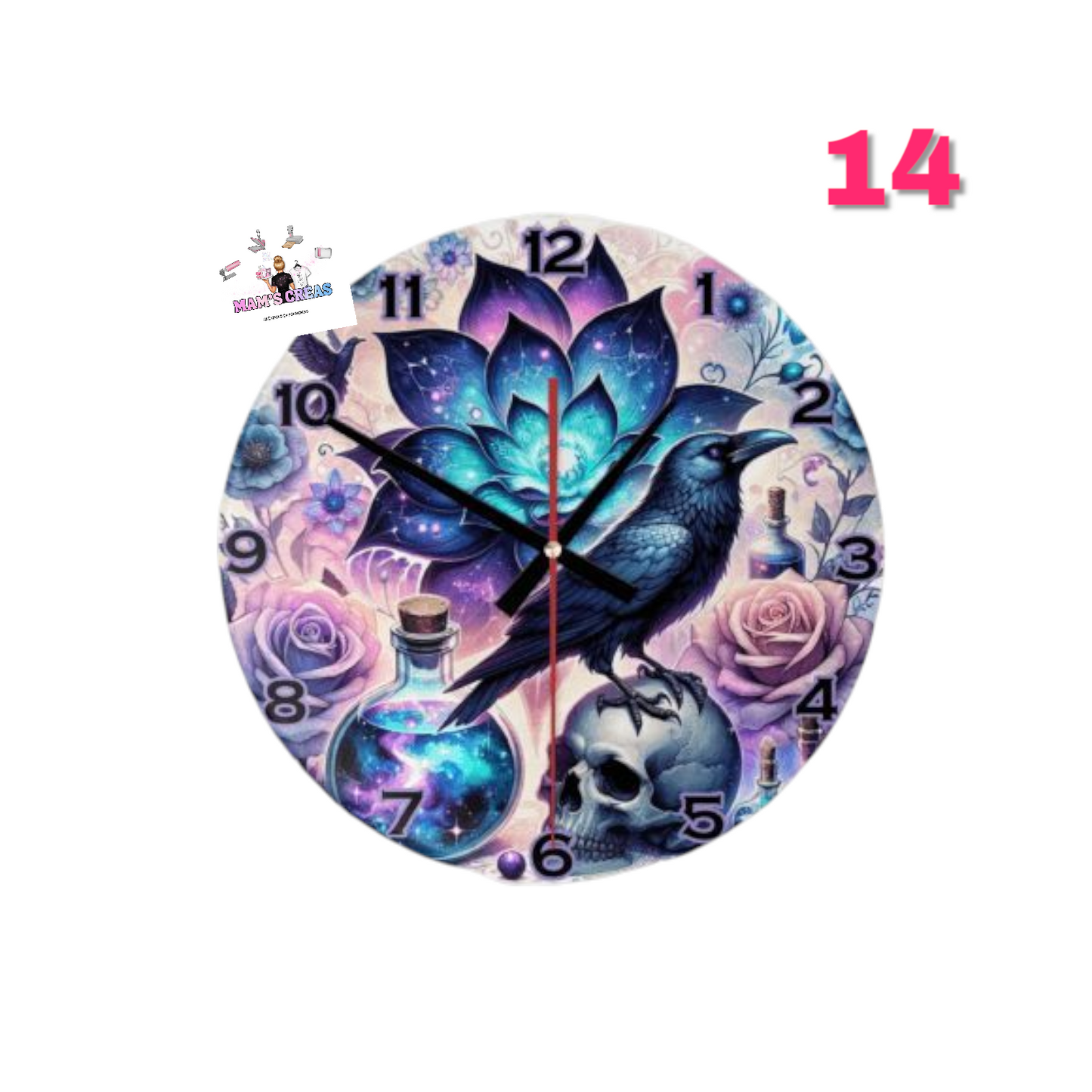 IMAGES POUR HORLOGES 20 CM (Ne sera pas vendu sans l'horloge)