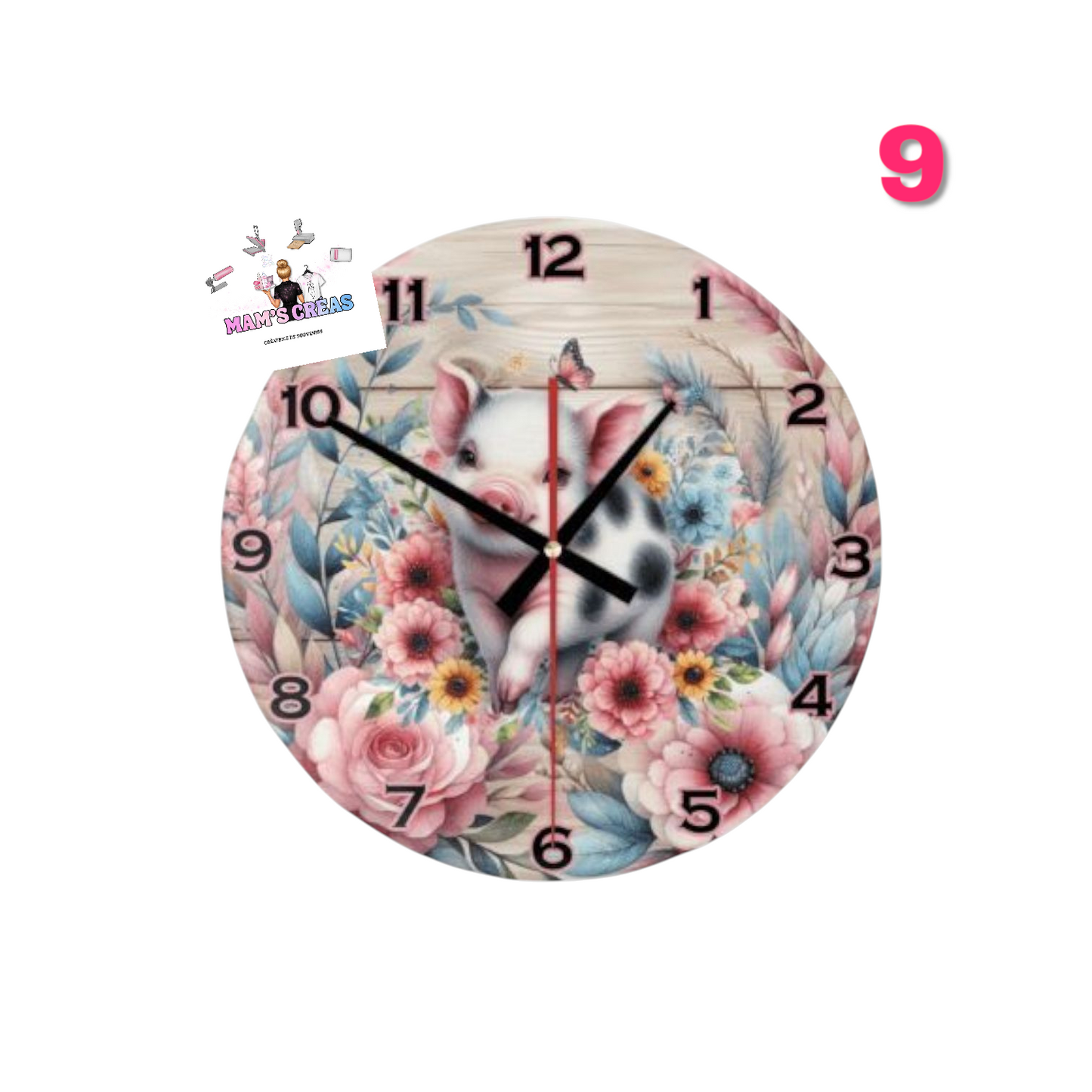 IMAGES POUR HORLOGES 20 CM (Ne sera pas vendu sans l'horloge)