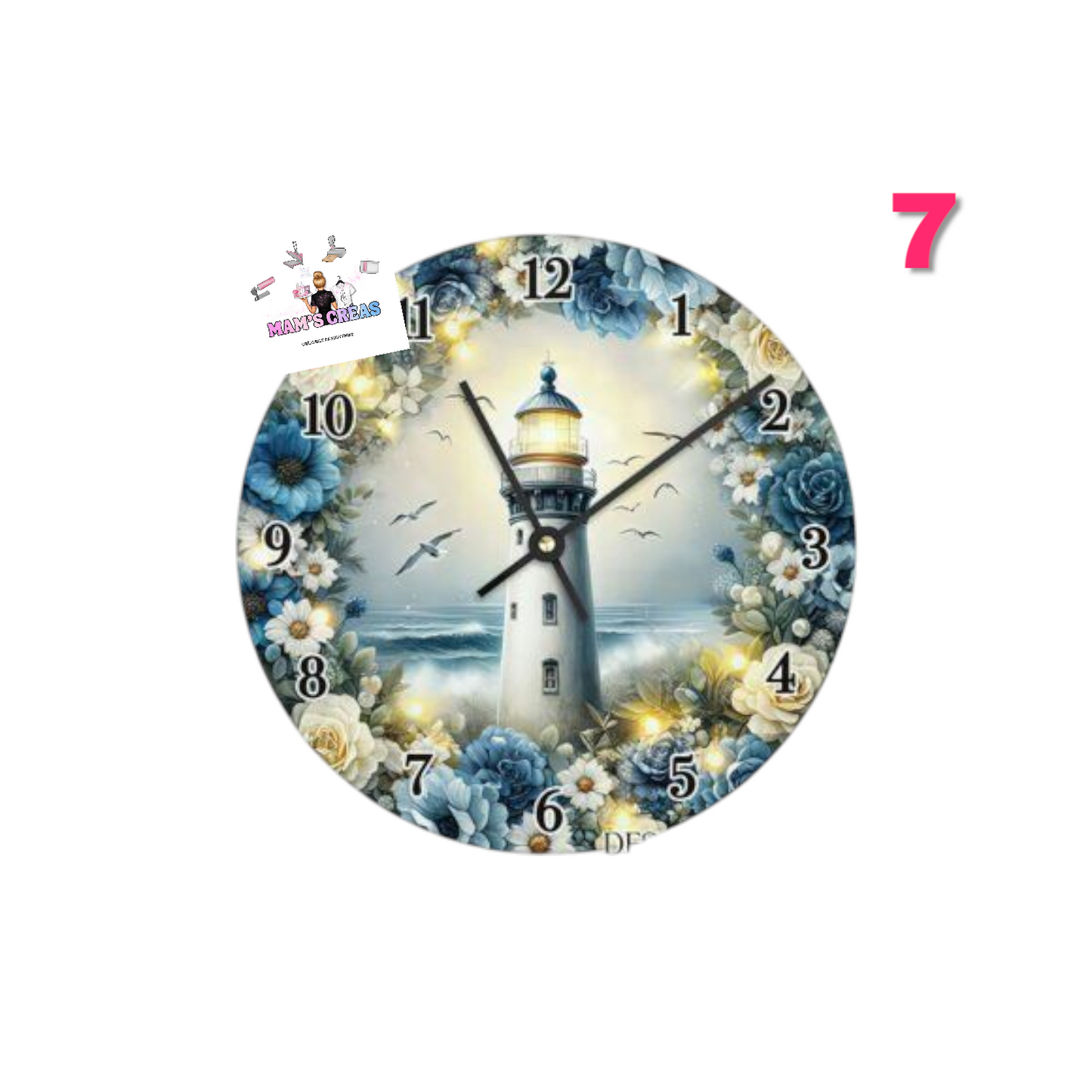 IMAGES POUR HORLOGES 20 CM (Ne sera pas vendu sans l'horloge)