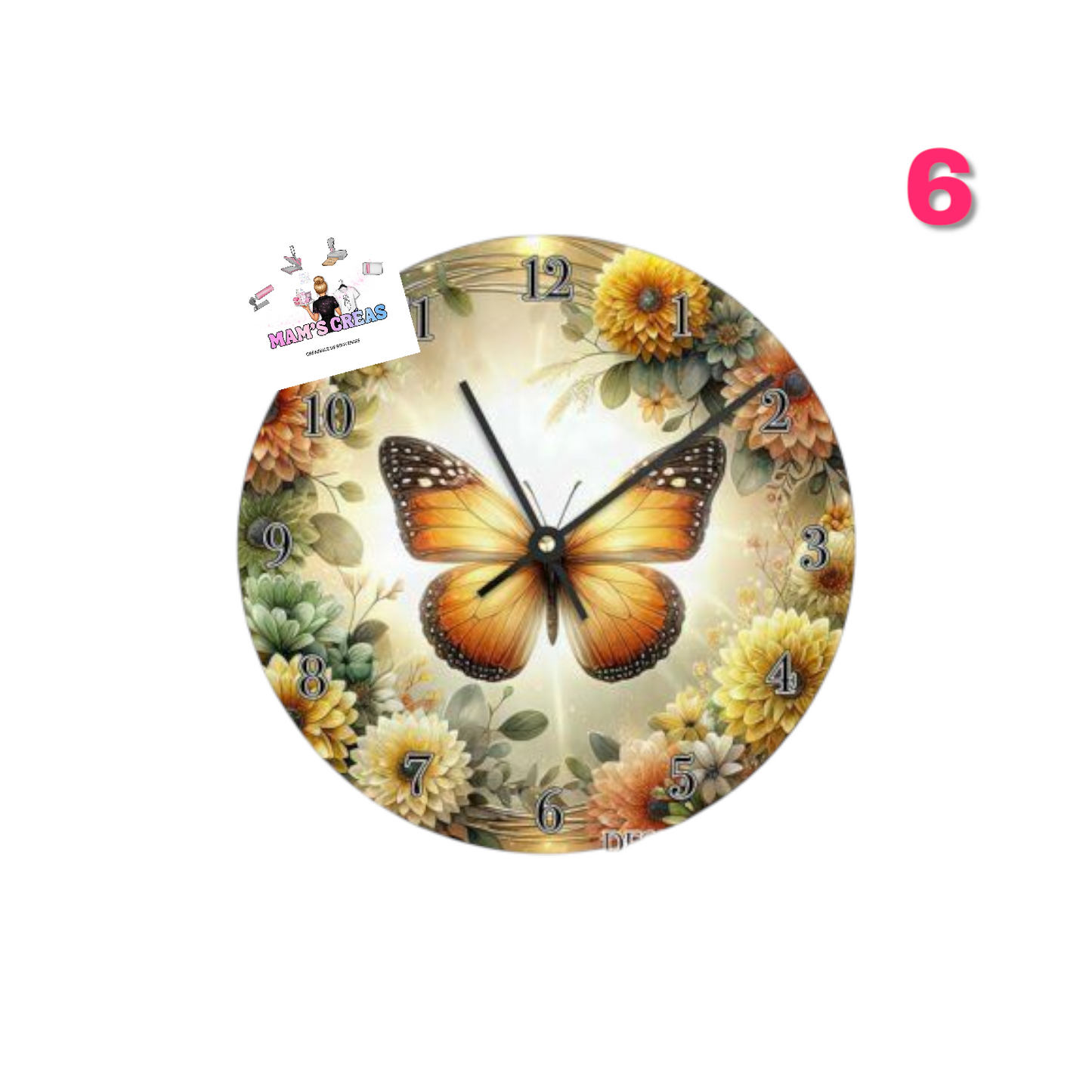 IMAGES POUR HORLOGES 20 CM (Ne sera pas vendu sans l'horloge)