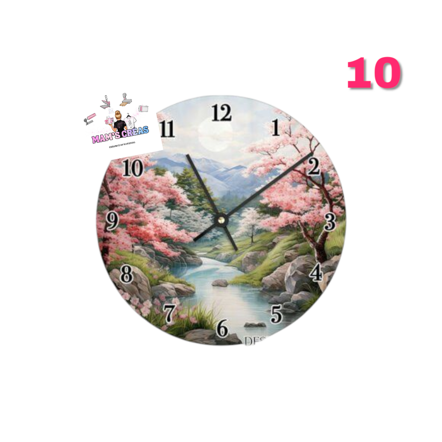 IMAGES POUR HORLOGES 20 CM (Ne sera pas vendu sans l'horloge)
