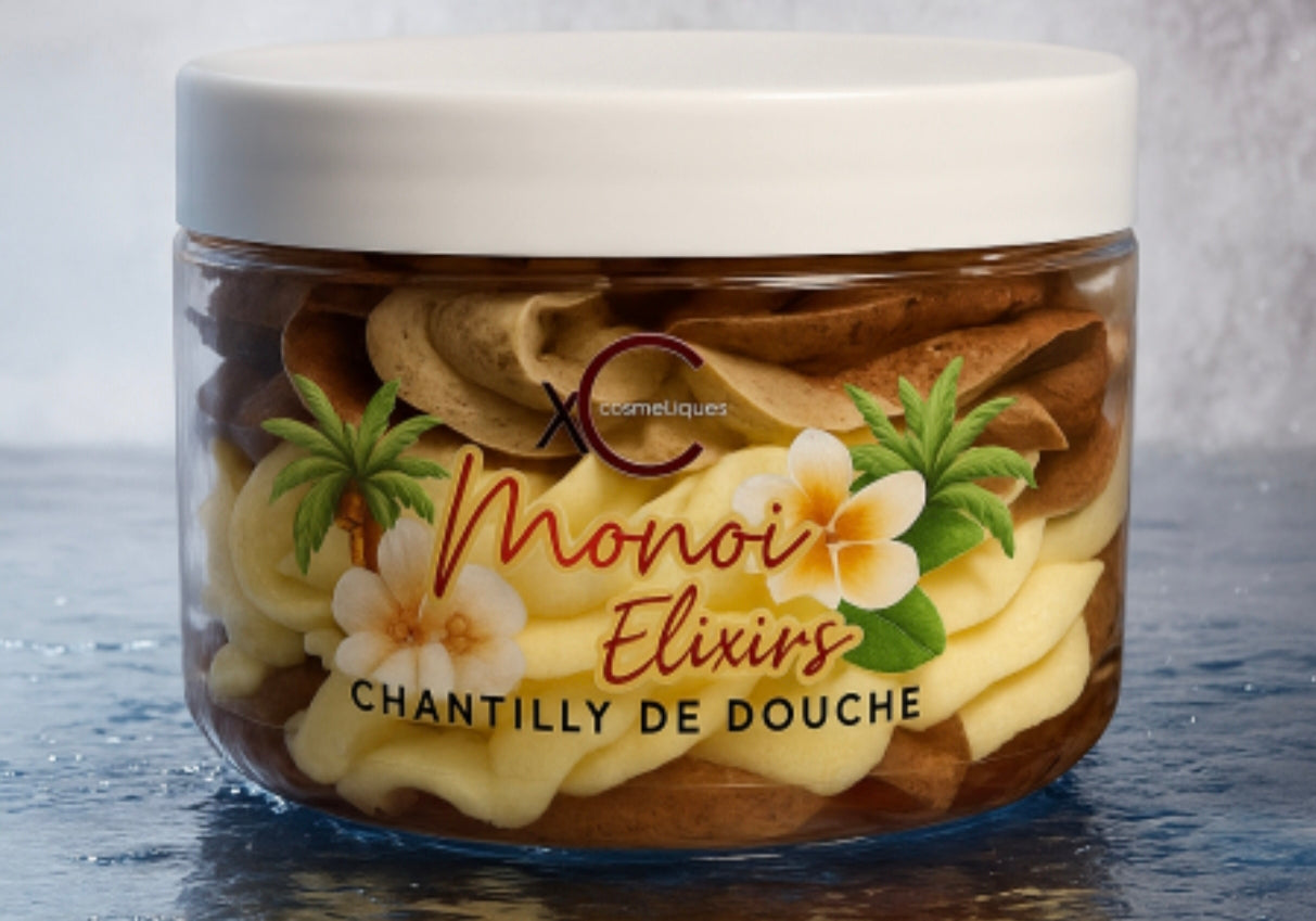Chantilly de douche Monoï & Élixir Caramel
