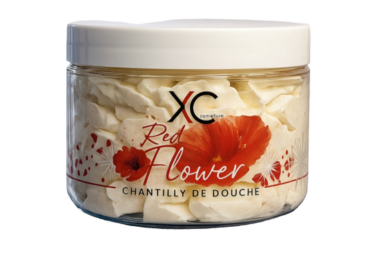 Chantilly de douche red flowers