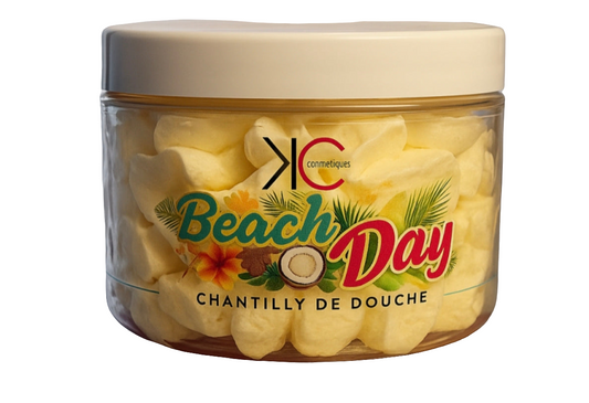Chantilly de douche beach's day