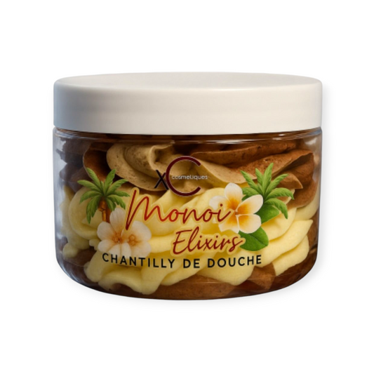 Chantilly de douche Monoï & Élixir Caramel